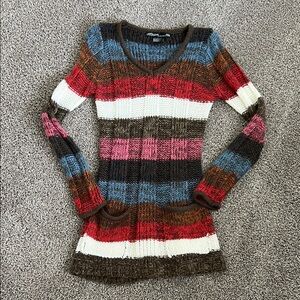 Chunky knit long Sweater / Sweater Dress with pockets